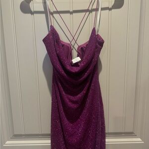 Elegant Purple Dress
